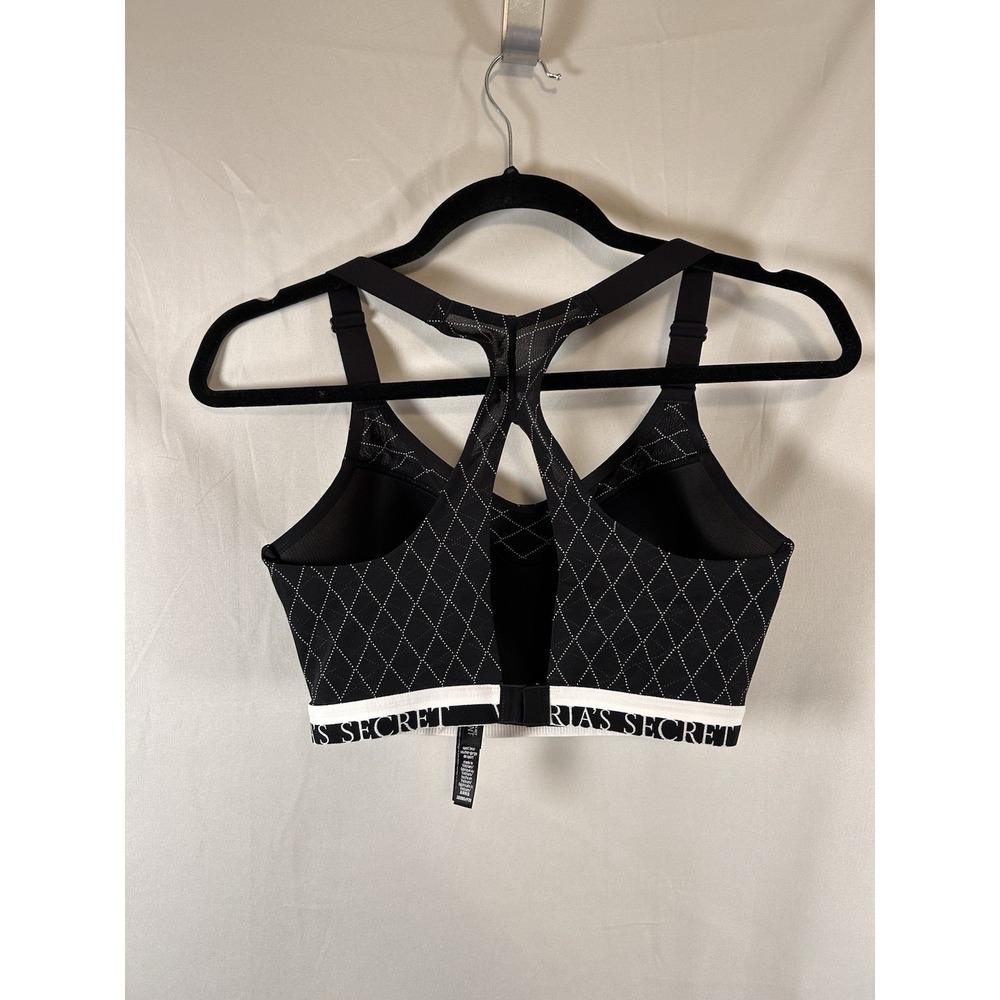Incredible by Victorias Secret On Point Sports Bra 32DDD Racerback Black - Picture 3 of 8